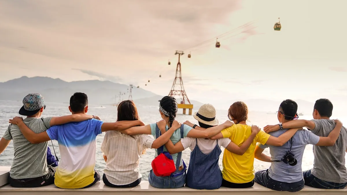 Friends enjoying a day together